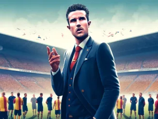 Robin van Persie nieuwe trainer SC Heerenveen