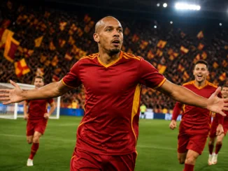 Donyell Malen scoort voor AS Roma