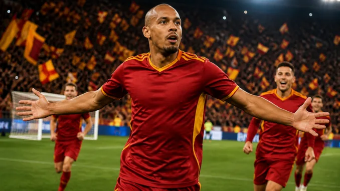 Donyell Malen scoort voor AS Roma
