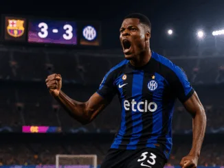 Bijzondere records Denzel Dumfries voor Inter in de Champions League