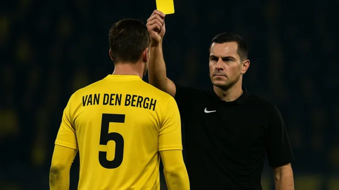 Jan_Van_den_Bergh Een record aantal gele kaarten in de Eredivisie voor Jan van den Bergh van NAC Breda