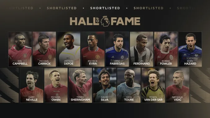 PL_HOF25_NOMINEES_ALL_16x9 Premier League Hall of Fame nominaties