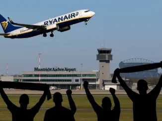 Ryanair stopt met vluchten vanaf Maastricht Aachen airport