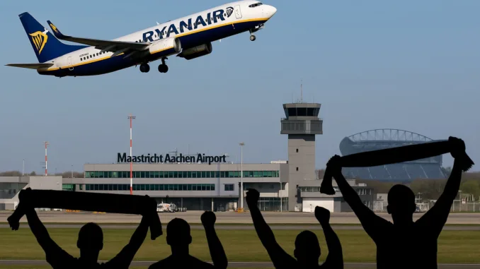 Ryanair stopt met vluchten vanaf Maastricht Aachen airport