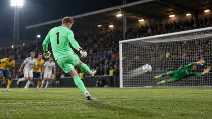 Ronald Koeman junior scoort twee goals