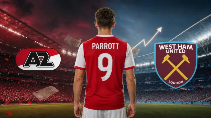 troy-parrott-az-west-ham-transfer Troy Parrott van AZ naar West Ham United