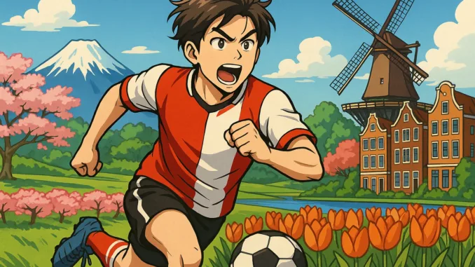voetbalplus-japan-nederland-manga Japanse voetballers in Eredivisie