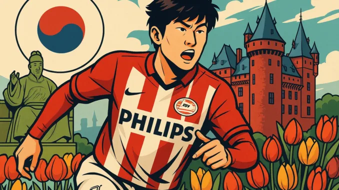 voetbalplus-korea-psv-shirt-header Zuid Korea Eredivisie spelers