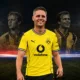 Joey Veerman in het shirt van Borussia Dortmund