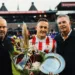 ens Toornstra gehuldigd bij Sparta Rotterdam vanwege zijn 500ste Eredivisiewedstrijd